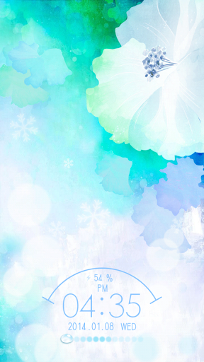 Snow Flower Live Locker Theme