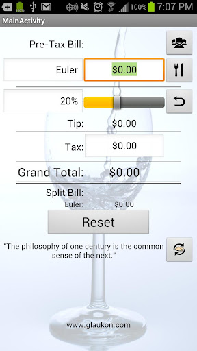 Just The Tip Tip Calculator