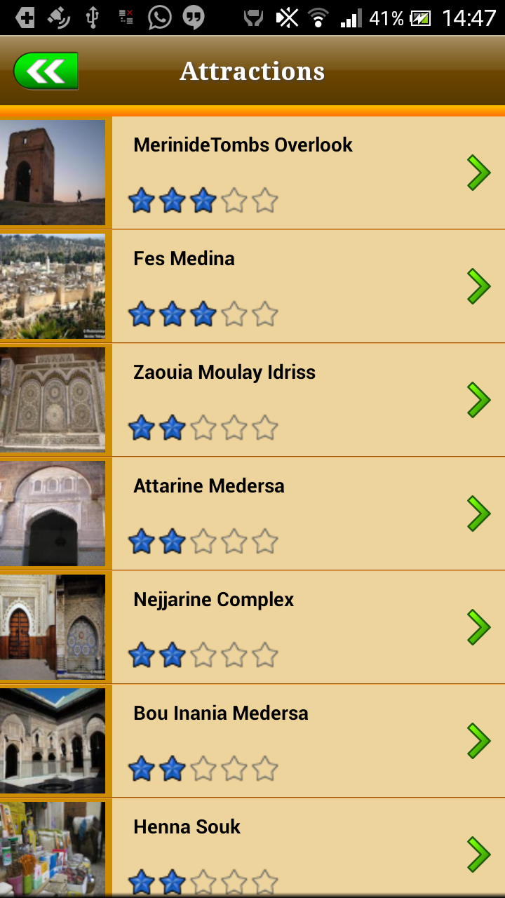 Fez Offline Map Guide Screen 3