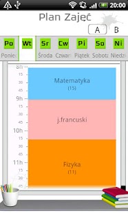 Plan zajęć lekcji