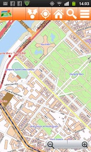 Paris Offline mappa Map Screenshots 17