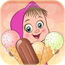 Маша и Медведь: Мороженое mobile app icon