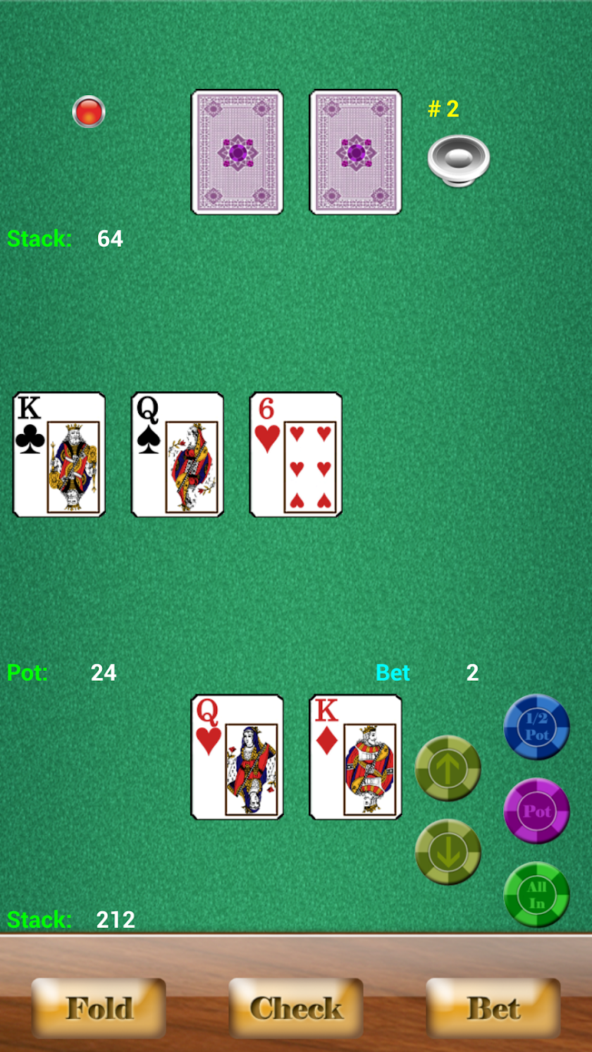 Texas Holdem Poker Screen 2