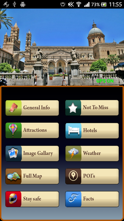 Android application Palermo Offline Travel Guide screenshort