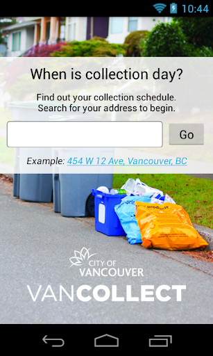 Vancouver Collection Schedule