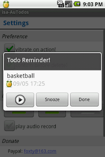 Audio Reminder Screenshots 2