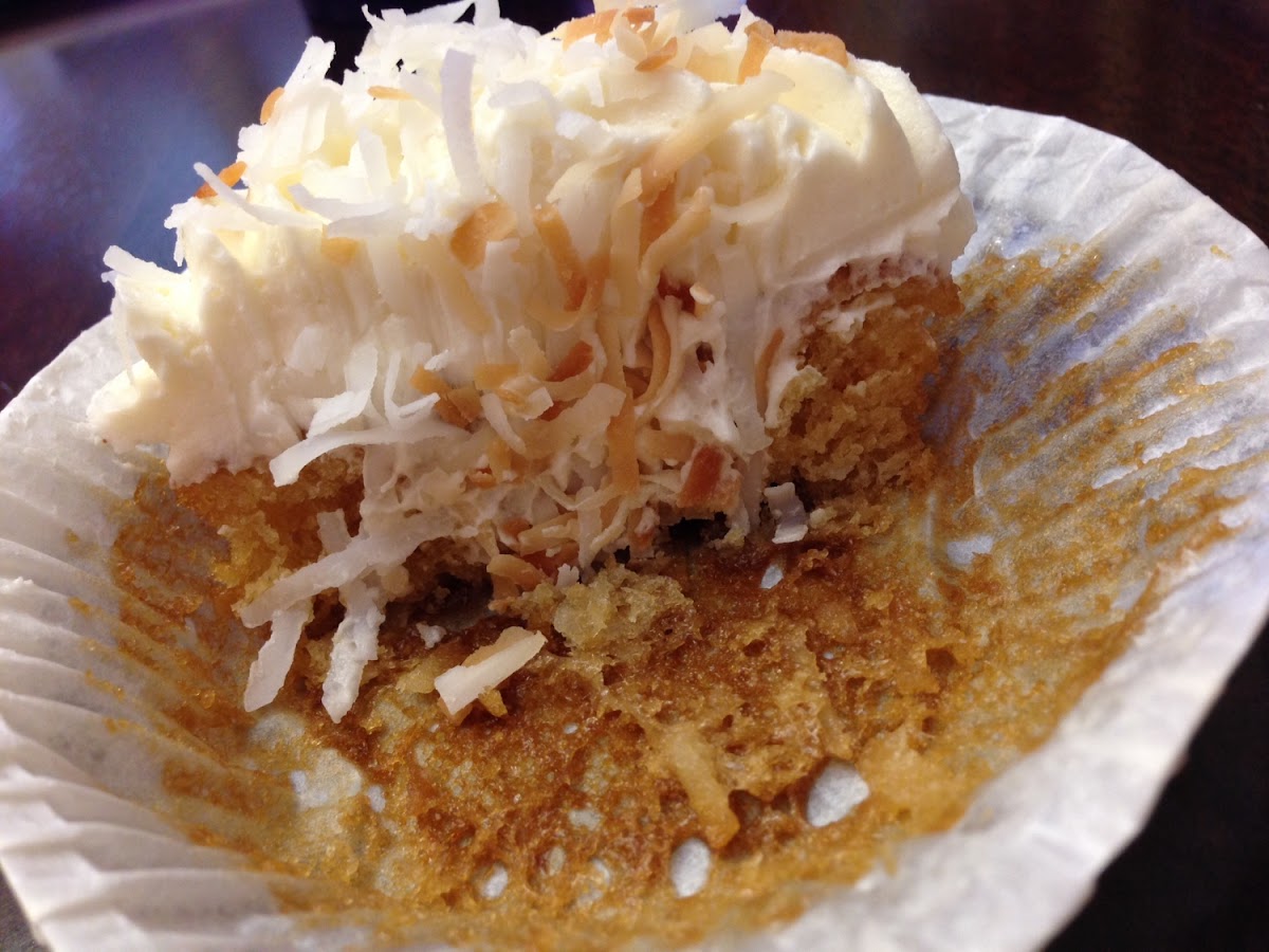 This was a Toasted Coconut cupcake.  Worth a trip just for this.  YUMMY!