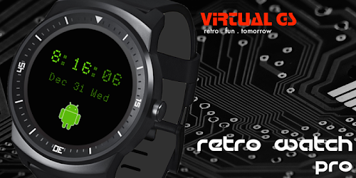 Android application Retro Watch Pro screenshort