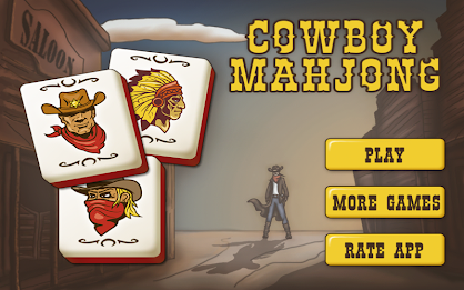 Cowboy Mahjong Free poster 1