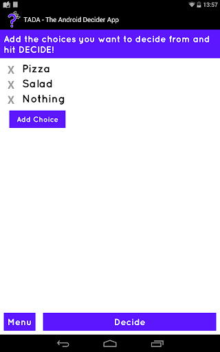 【免費娛樂App】TADA - help me decide!-APP點子