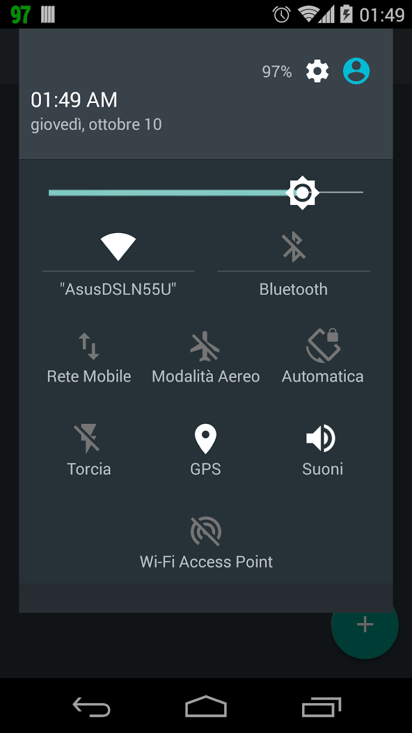 Notification Bar Deluxe Screen 2