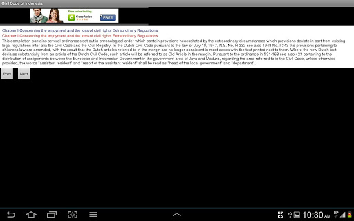 【免費書籍App】Civil Code of Indonesia-APP點子