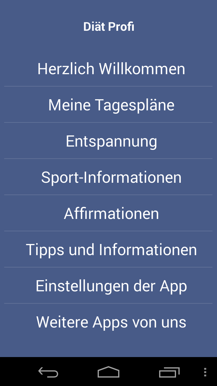 Diät Profi HD Screen 1