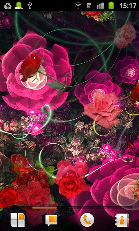 مجموعة خلفيات ورود طبيعية Rose Live Wallpaper