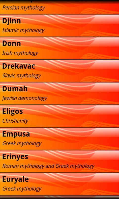 Encyclopedia of Demons Screen 2