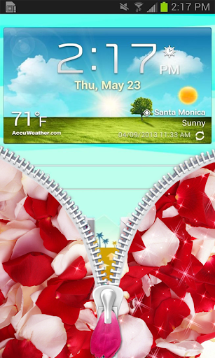 免費下載個人化APP|Rose Petals Zip Lock Screen app開箱文|APP開箱王