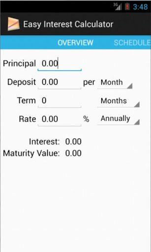 Easy Interest Calculator BETA