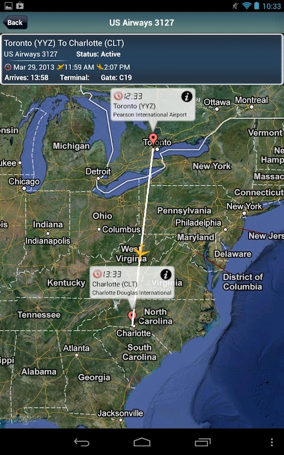 Charlotte Airport + Radar CLT Flight Tracker Android Apps on Google Play