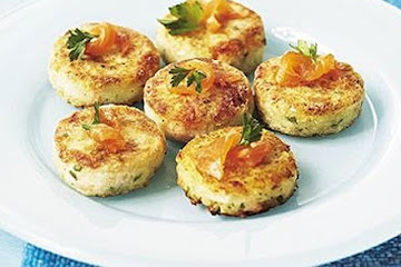 Salmon & lemon mini fish cakes