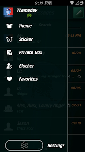 Leo Theme for GO SMS Screenshots 4