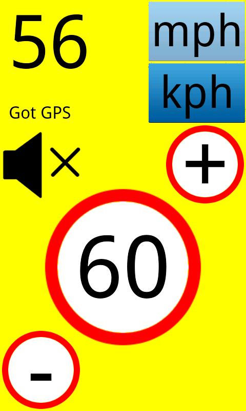 Speed Warning Screen 3