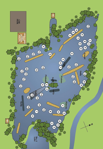 carp lake maps - Carp Fishing