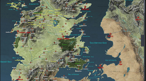 Game of Thrones InteractiveMap