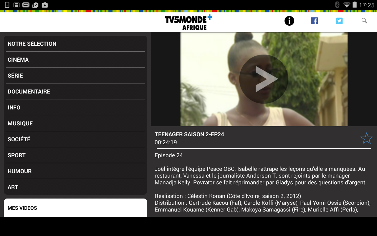 TV5MONDE+AFRIQUE Applications Android sur Google Play