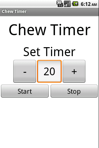 Chew Timer