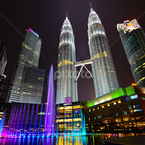 KLCC Symphony Lake by Jacky Photography - City,  Street & Park Skylines