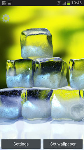 【免費個人化App】Ice Cubes Live Wallpaper-APP點子