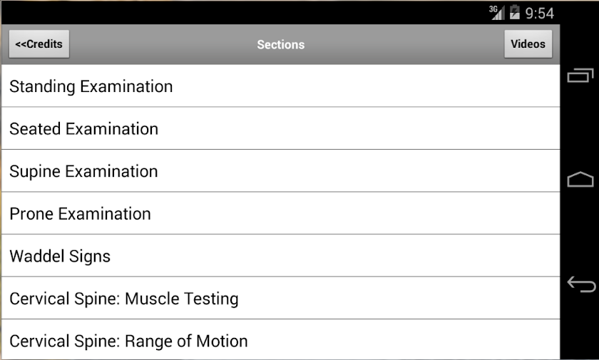Musculoskeletal Exam-Spine Screen 1