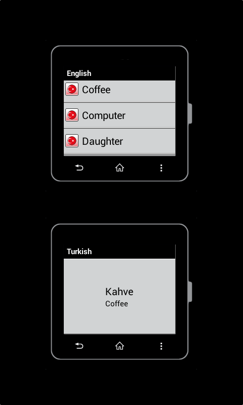 Turkish for SmartWatch 2 Screen 2