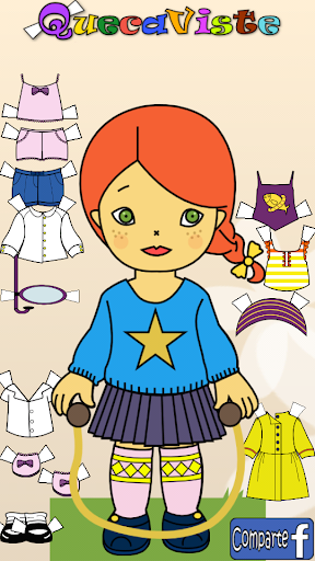 Queca Dress up Paper Dolls