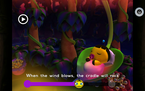 Android application Learn to Read: Rock A Bye Baby screenshort