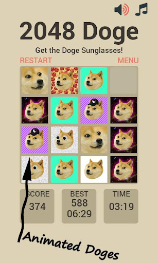 2048 Doge Animated