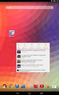 Google News & Weather - screenshot thumbnail