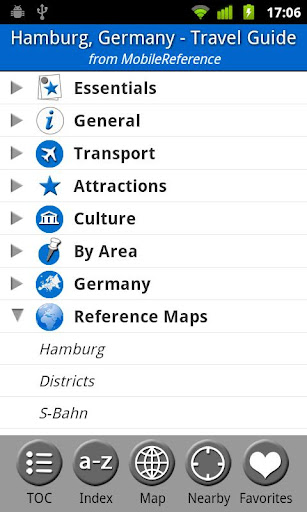 Hamburg Germany - Guide Map