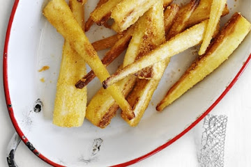 Roast Parmesan parsnips