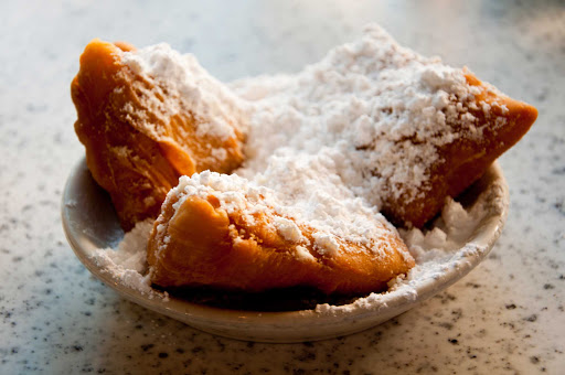 Here's the rule: You can't visit New Orleans without trying beignets (pronounced ben-YAYS). A treat at Café du Monde on Decatur Street.  