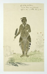 Standing Khoikhoi woman