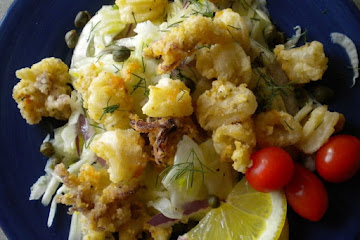 Fennel-Crisp Calamari Salad