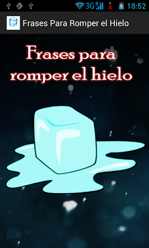 Frases Para Romper el Hielo