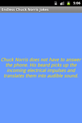 Endless Chuck Norris Jokes