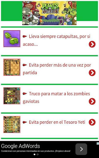 Trucos Plants vs Zombies 2