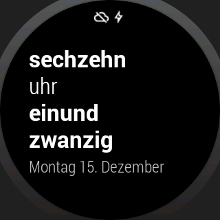 【免費個人化App】Deutsch Uhr Watch Face-APP點子