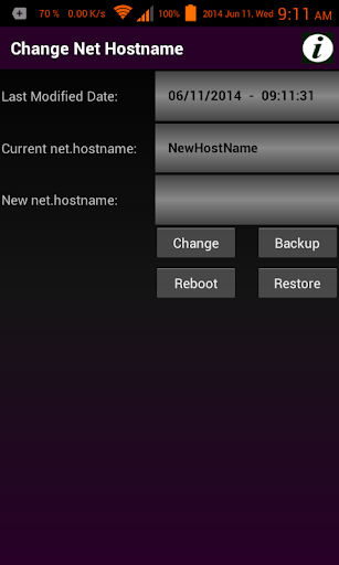 Change Net Hostname