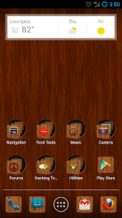 Download Wood Grain Apex Nova Icon Pack APK