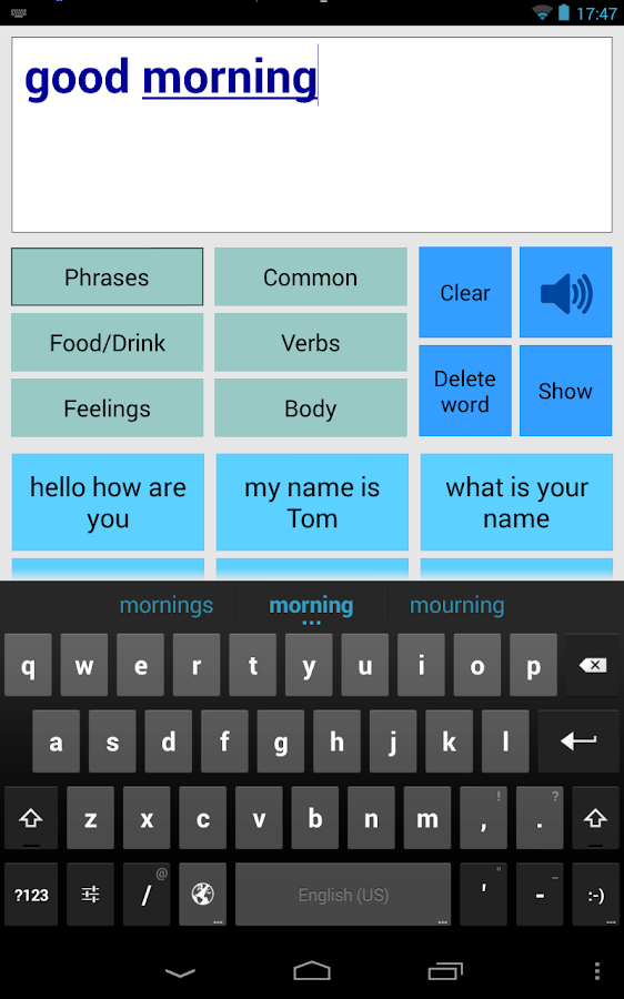 Speech Assistant AAC Android Apps on Google Play