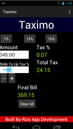 Sales Tax Calculator